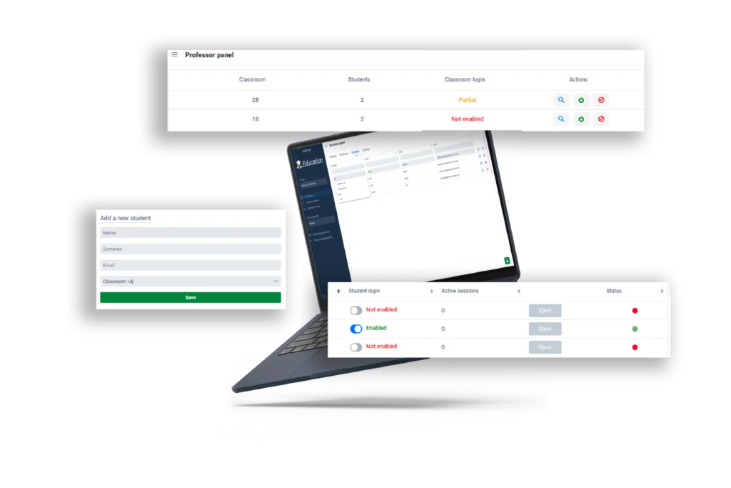 inPiazza Edu section desktop