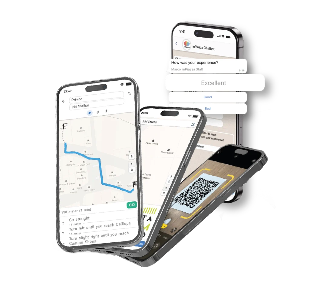 2Guide wayfinding indoor navigation qr code based