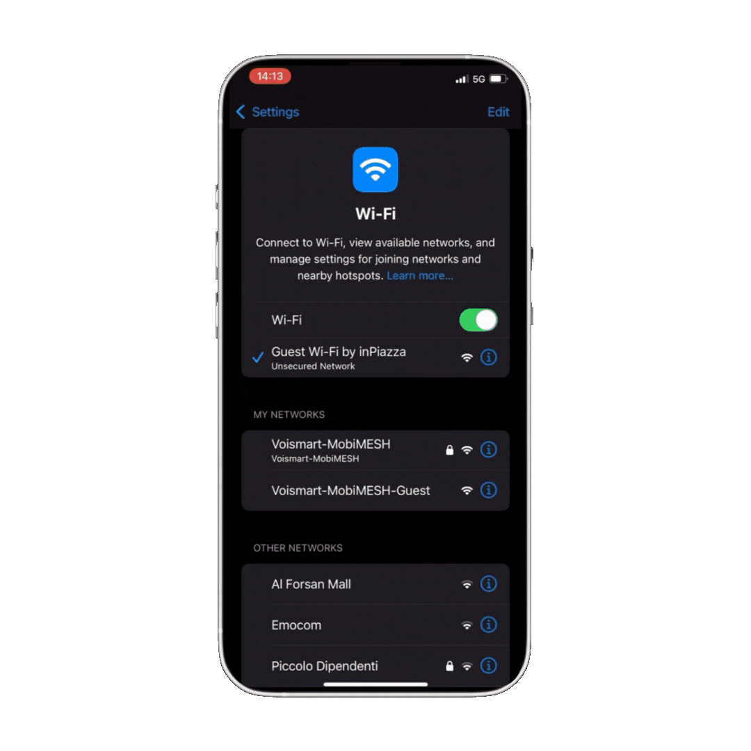 guest wifi inpiazza pre post login ad